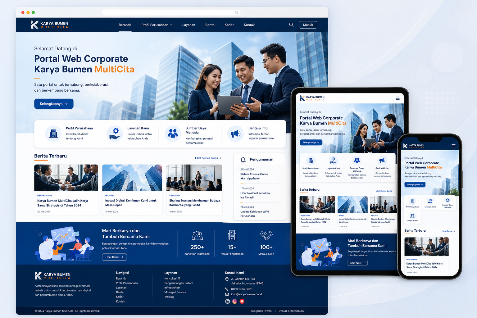 Portal Web Corporate